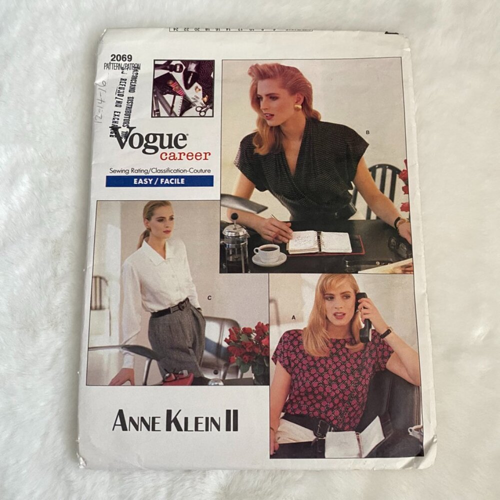 Vogue Career Anne Klein II Sewing Pattern